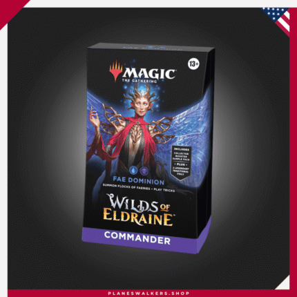 mazo hadas eldraine azul negro||