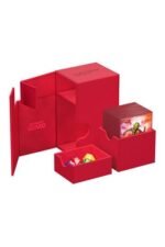 Ultimate Guard Flip`n`Tray 80+ XenoSkin Monocolor Rojo - Imagen 6