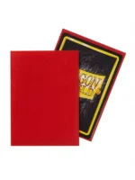 Fundas Standard Matte Crimson Rojo (100 fundas) Dragon Shield - Imagen 2