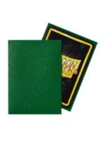 Fundas Standard Matte Verde Esmeralda (100 fundas) Dragon Shield - Imagen 2