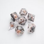 Shield & Weapons RPG Dice Set (7 pcs) - Imagen 2