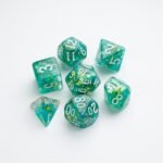Mint RPG Dice Set (7pcs) - Imagen 2