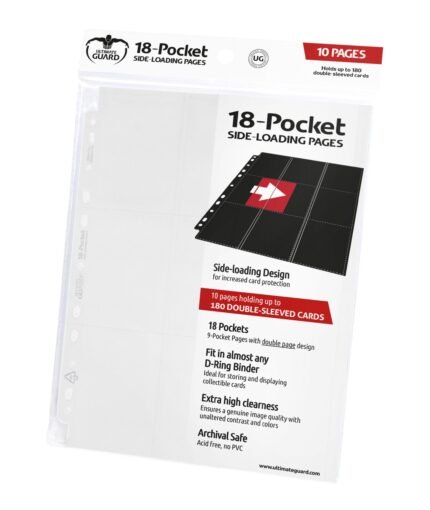 Ultimate Guard 18-Pocket Pages Side-Loading Blanco (10)