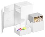 Ultimate Guard Flip`n`Tray 80+ XenoSkin Monocolor Blanco - Imagen 6