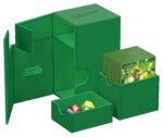 Ultimate Guard Flip`n`Tray 80+ XenoSkin Monocolor Verde - Imagen 4
