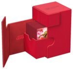Ultimate Guard Flip`n`Tray 100+ XenoSkin Monocolor Rojo - Imagen 3