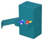 Ultimate Guard Twin Flip`n`Tray 200+ XenoSkin Monocolor Gasolina Azul - Imagen 3