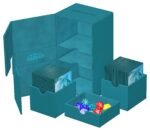 Ultimate Guard Twin Flip`n`Tray 200+ XenoSkin Monocolor Gasolina Azul - Imagen 5