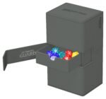 Ultimate Guard Twin Flip`n`Tray 200+ XenoSkin Monocolor Gris - Imagen 3