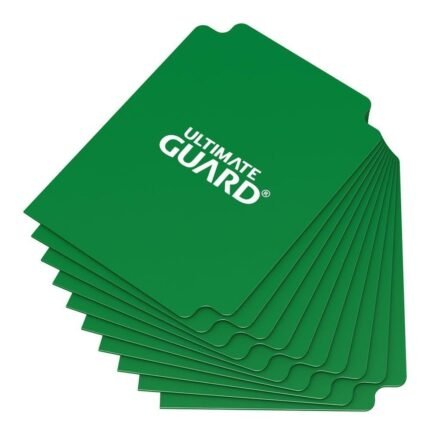 Ultimate Guard Card Dividers Tarjetas Separadoras para Cartas Tamaño Estándar Verde (10)