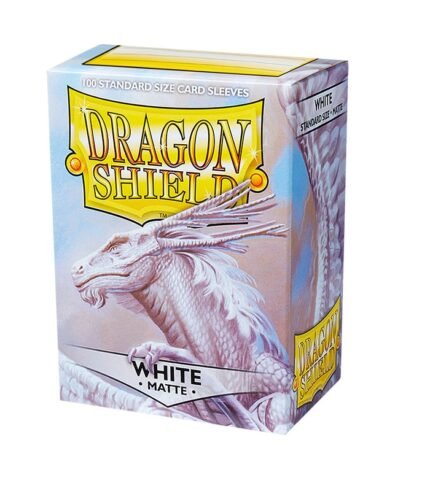 Fundas Standard Matte Blanco (100 fundas) Dragon Shield.